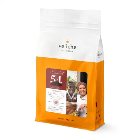 Veliche Gourmet Dark Chocolate; Essential 54 - 5kg bag